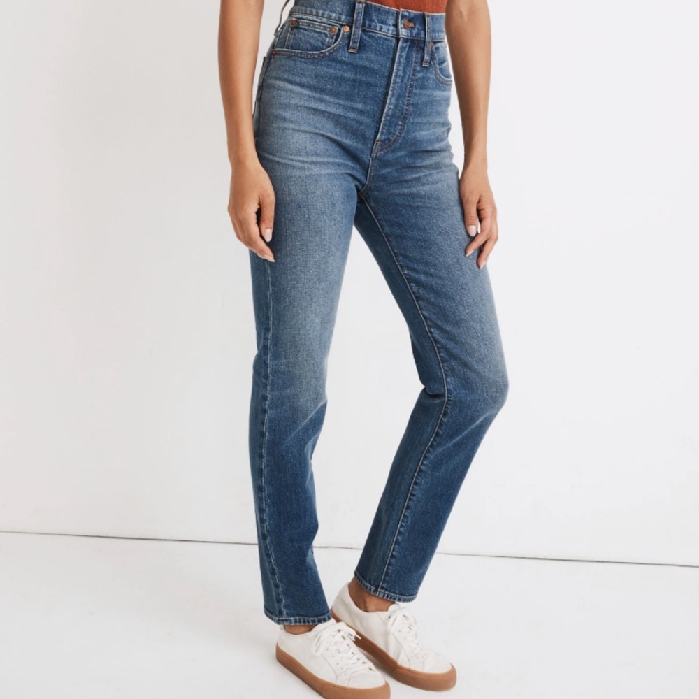 MADEWELL The Perfect Vintage Jean Size 26 Medium Wash High Rise Mom Jean